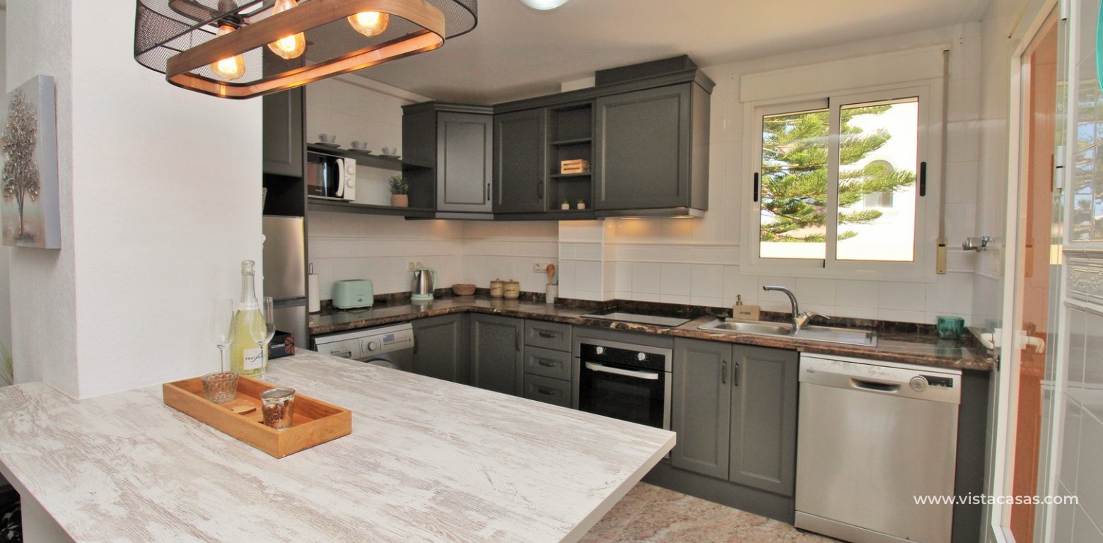 Refurbished Ground Floor Apartment for Sale Villamartin kitchen