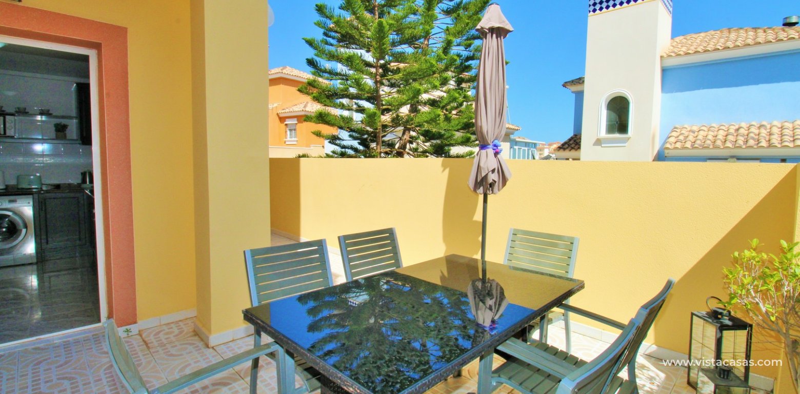 Refurbished Ground Floor Apartment for Sale Villamartin back terrace