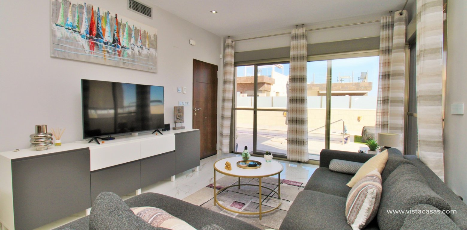 Modern Villa with Private Pool in Villamartin Pink Paradise living area