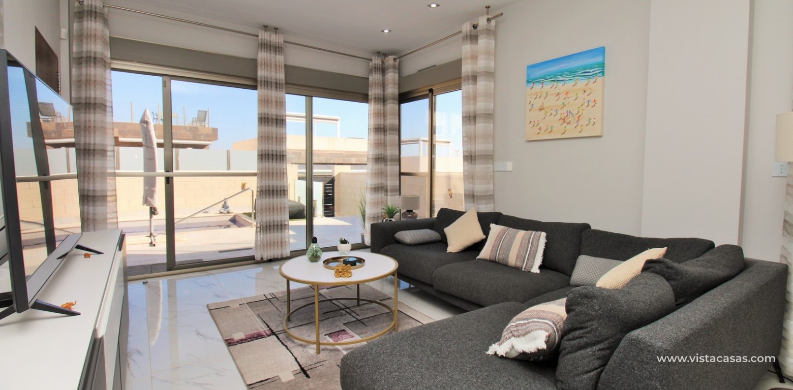 Modern Villa with Private Pool in Villamartin Pink Paradise living area 2