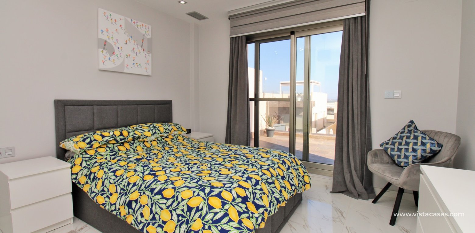 Modern Villa with Private Pool in Villamartin Pink Paradise master bedroom