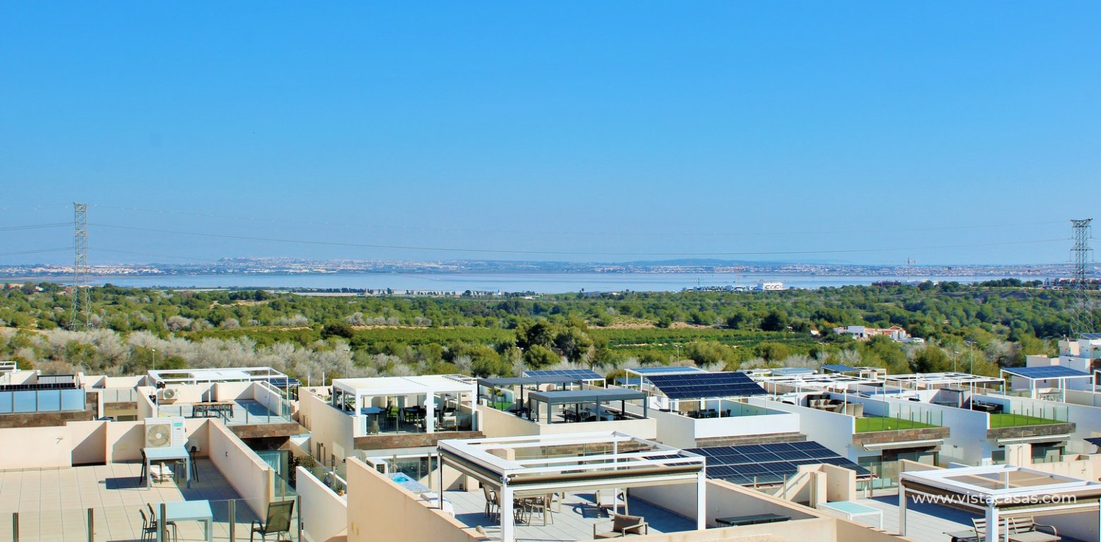 Modern Villa with Private Pool in Villamartin Pink Paradise roof terrace views salt lakes