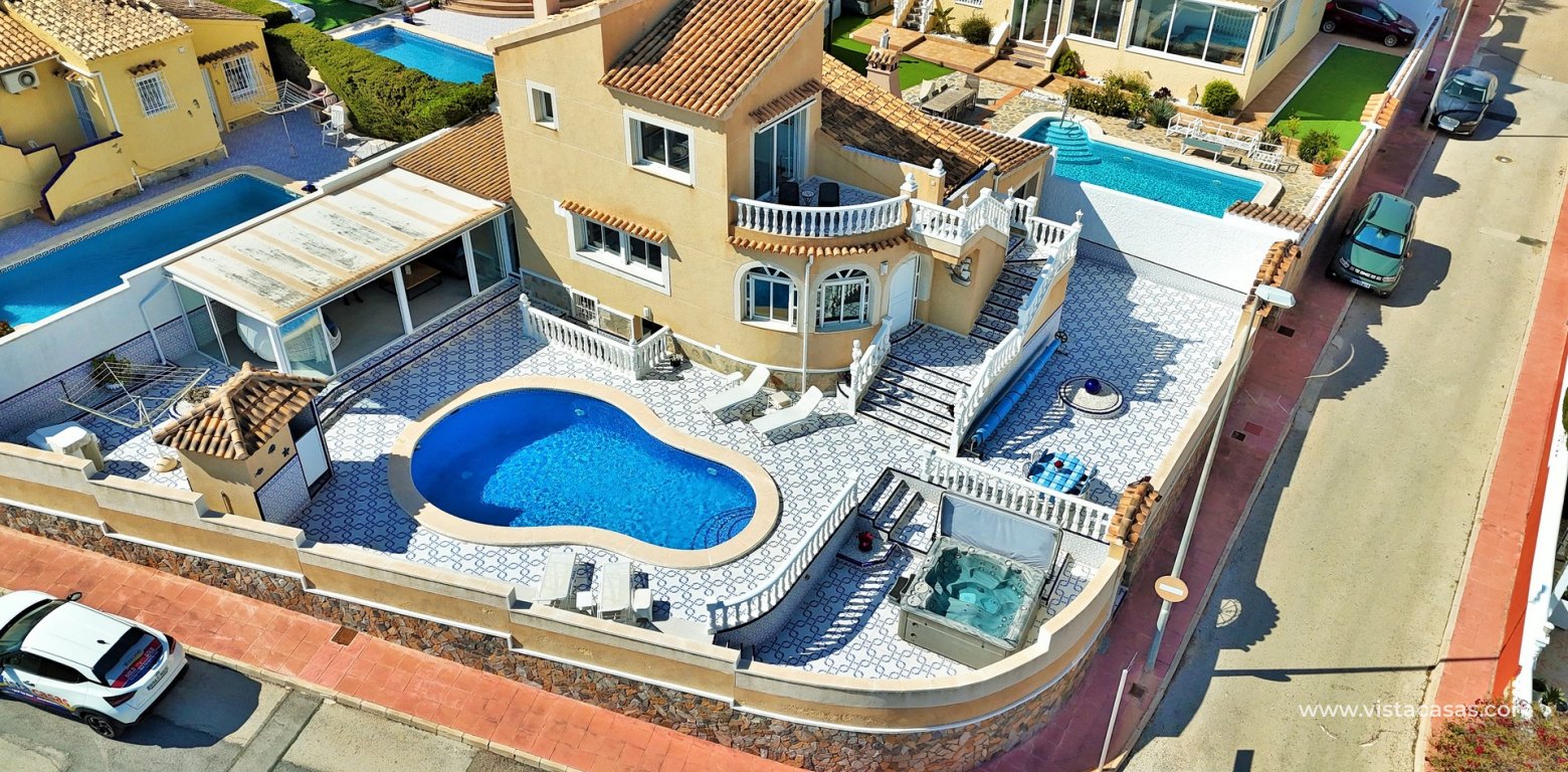 Sea View Villa with Heated Pool in Villamartin plot