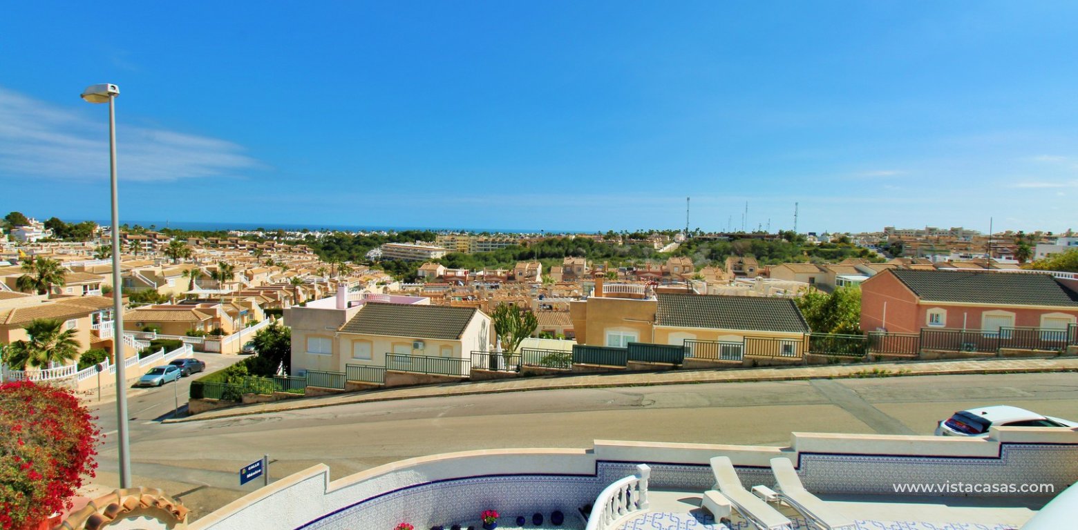 Sea View Villa with Heated Pool in Villamartin sea views balcony