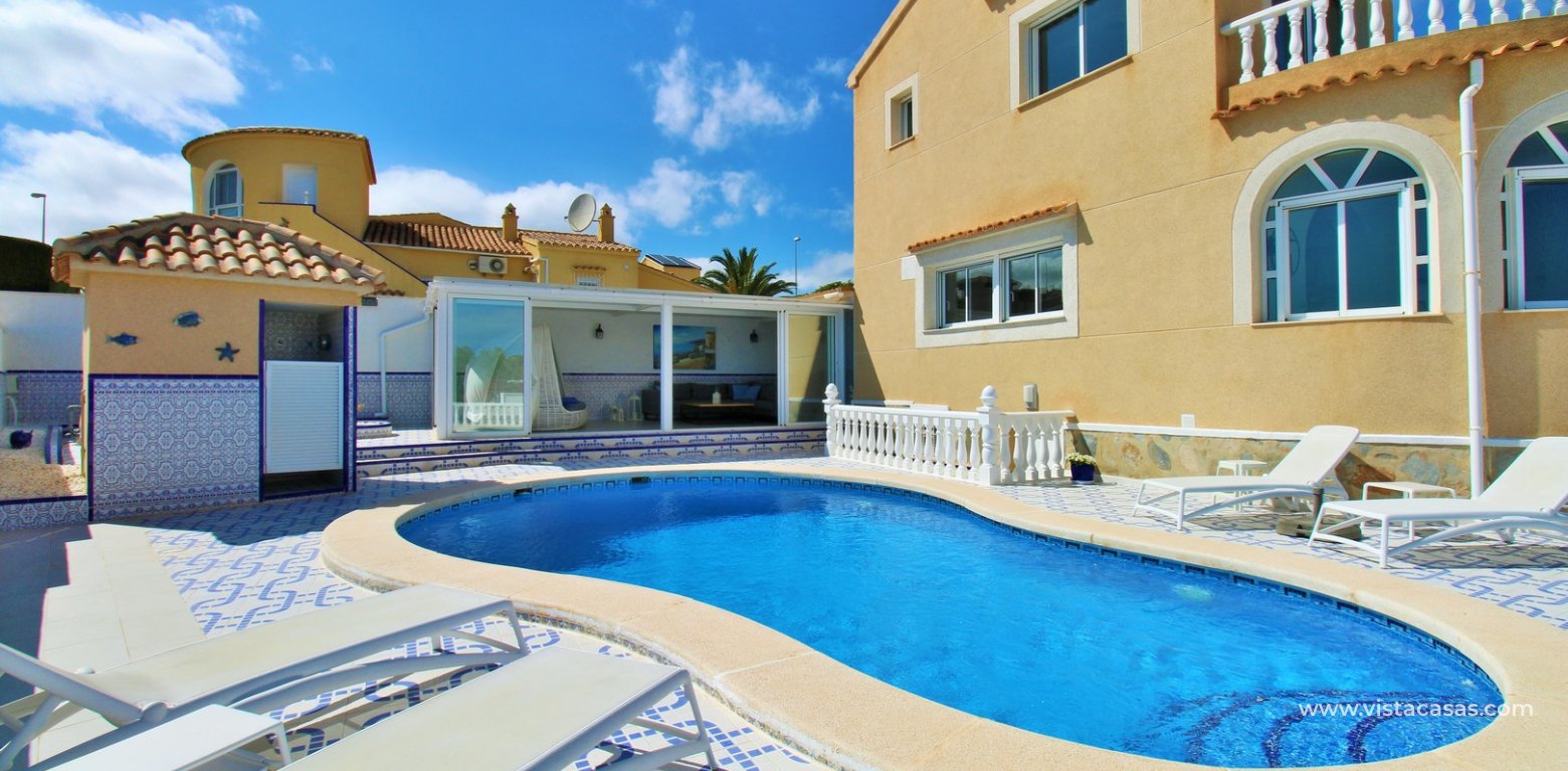 Sea View Villa with Heated Pool in Villamartin swimming pool heated