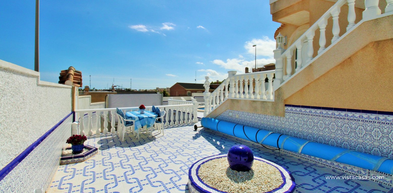 Sea View Villa with Heated Pool in Villamartin terrace 3