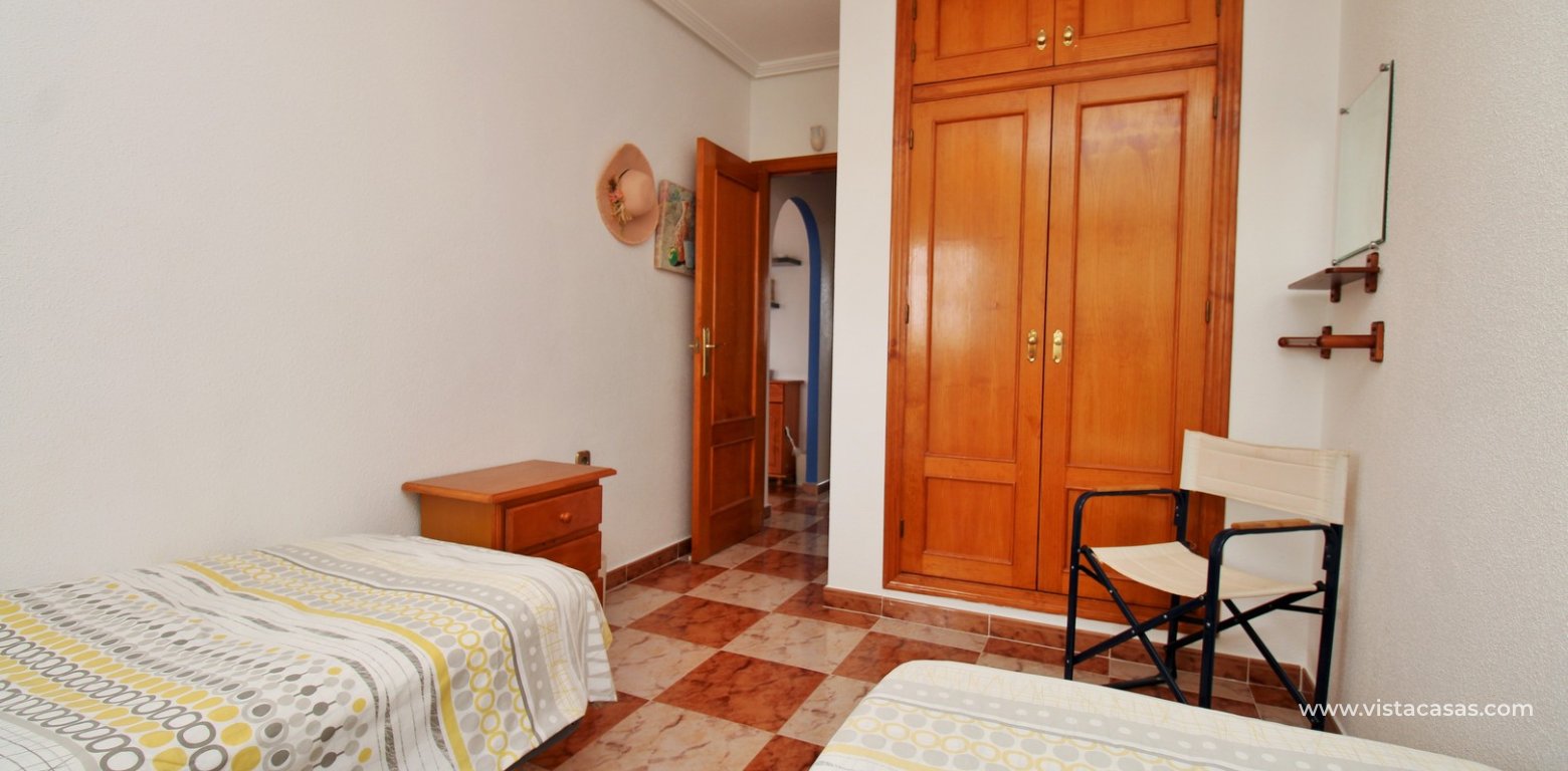 2 Bed Pool View Apartment for Sale in La Zenia twin bedroom fitted wardrobes