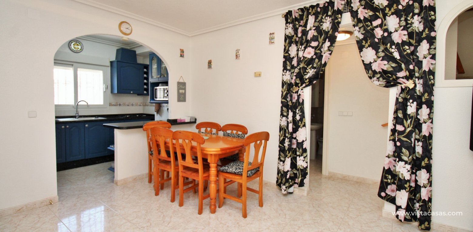 3 Bed Townhouse For Sale Playa Flamenca Near Beach & Zenia Blvd dining area