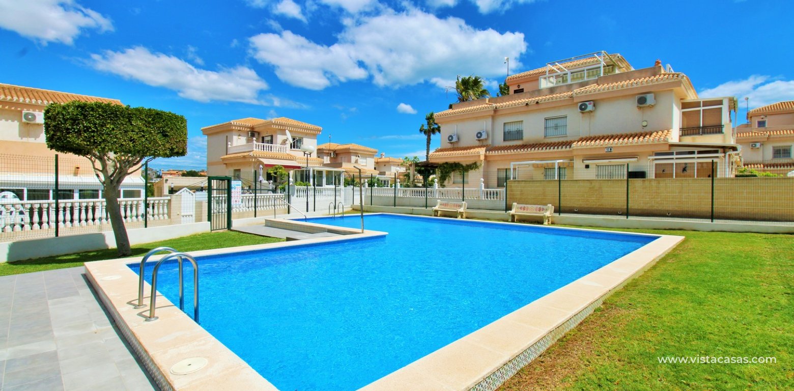 3 Bed Townhouse For Sale Playa Flamenca Near Beach & Zenia Blvd communal pool