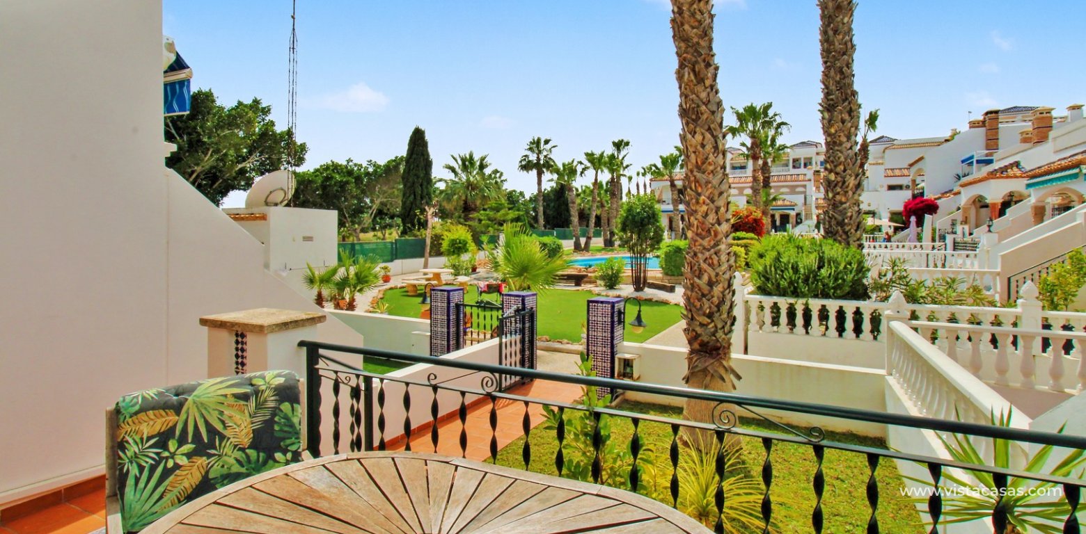 South-West Sofia Townhouse Villamartin Pool Views For Sale Pau 8 terrace front pool view