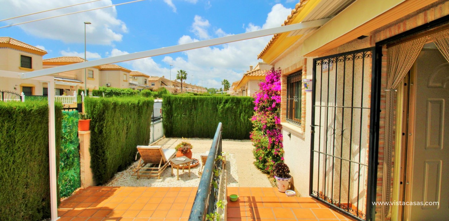 3 Bed South Facing Townhouse For Sale Oporto Golf Villamartin raised terrace