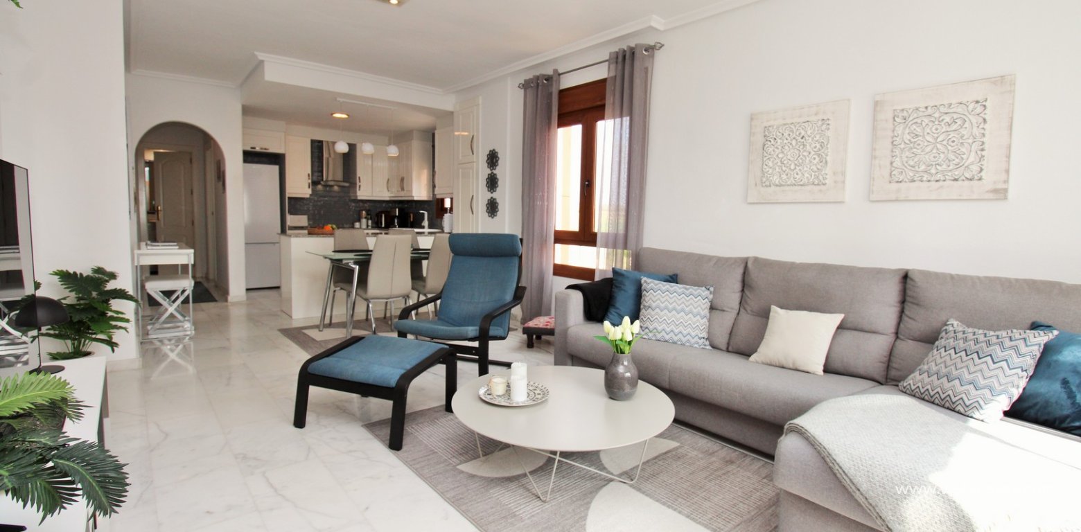 2 Bed Corner Apartment Las Violetas Pau 8 Villamartin lounge