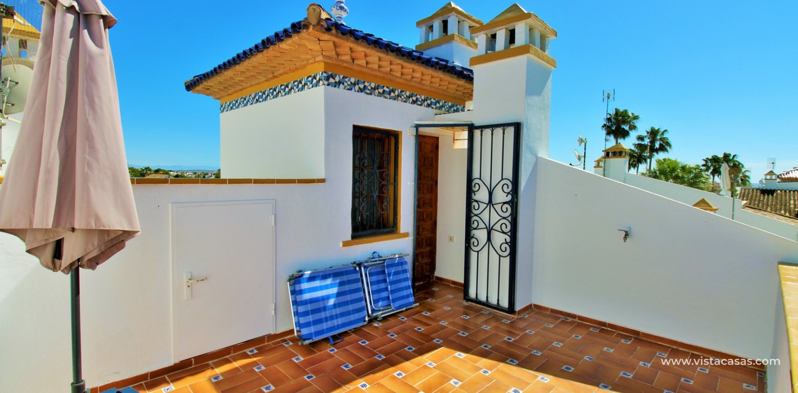 South Facing Sofia Townhouse For Sale in Valencias II Villamartin solarium