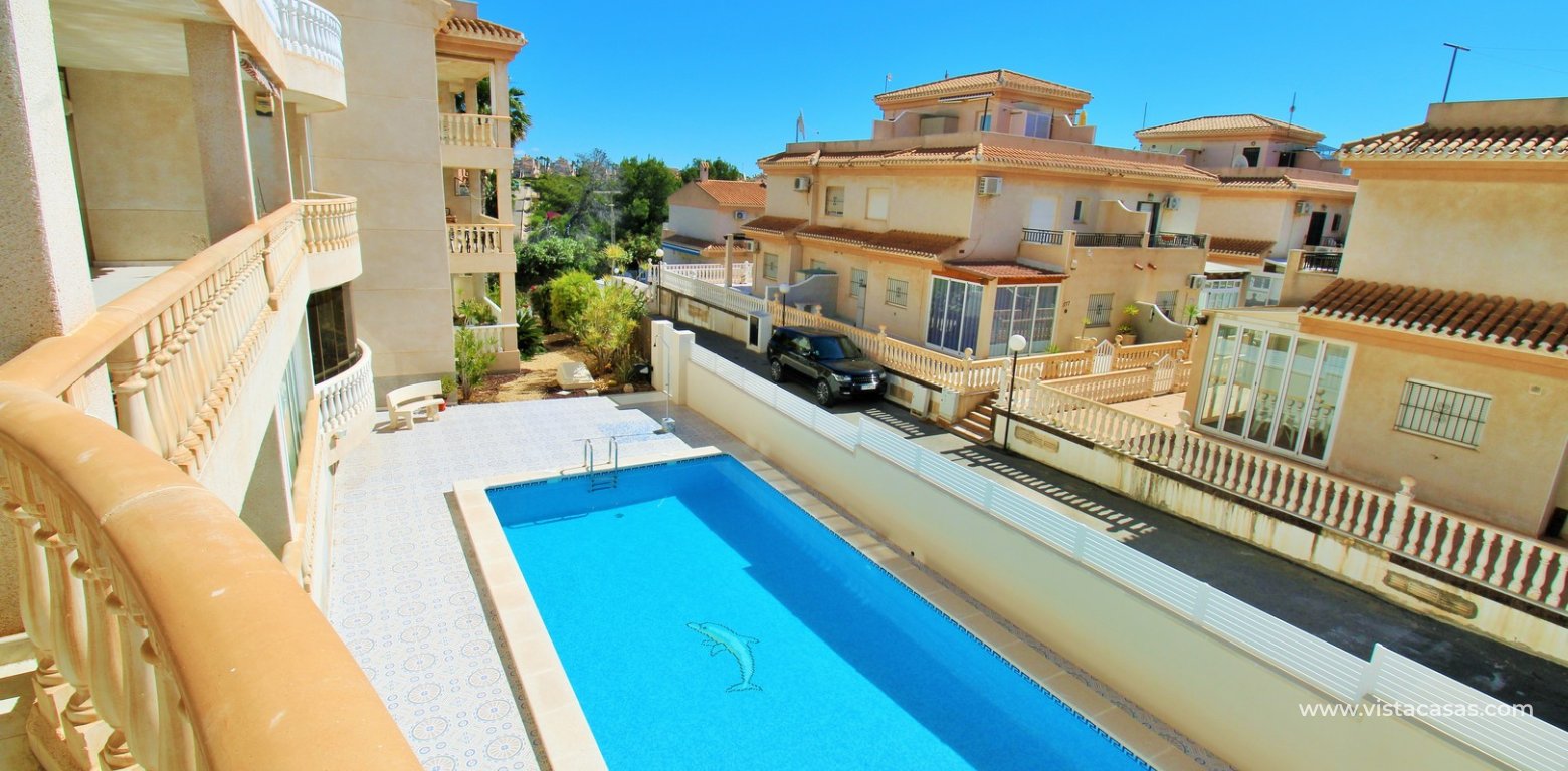 3 Bed Apartment In Playa Flamenca V Near Beach pool view