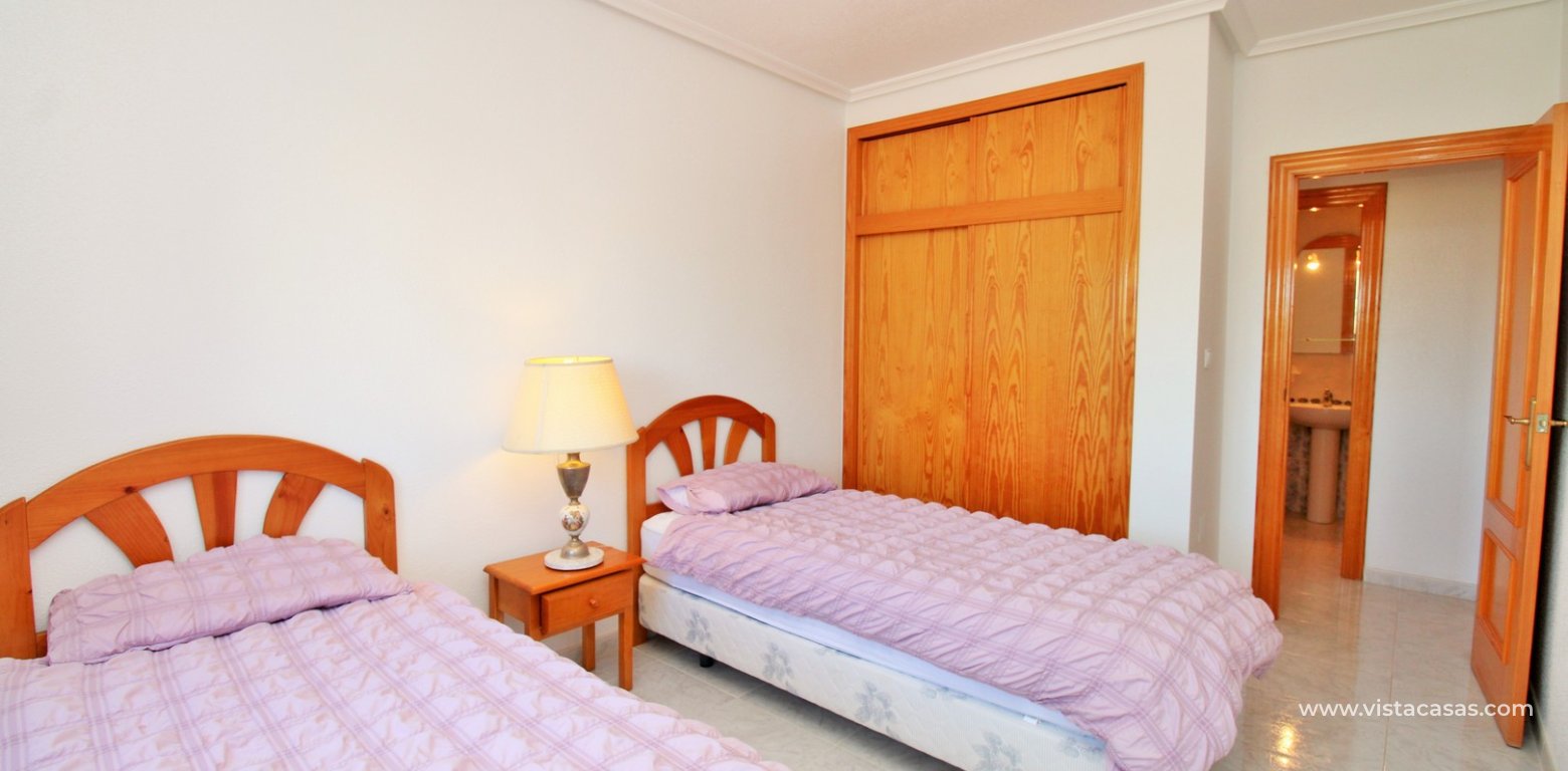3 Bed Apartment In Playa Flamenca V Near Beach twin bedroom fitted wardrobes