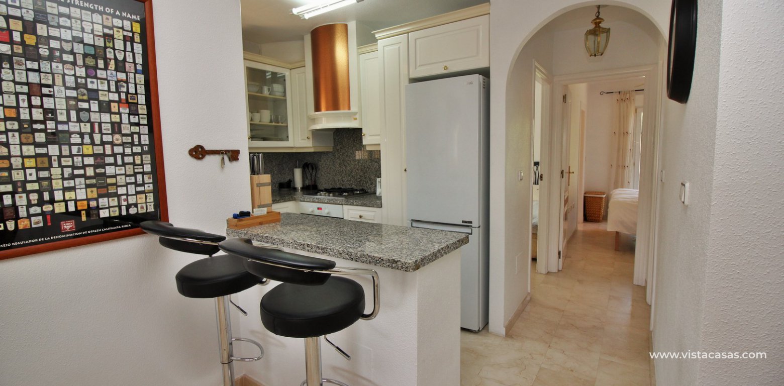 Top floor apartment for sale with garage in Las Ramblas golf Orihuela Costa kitchen