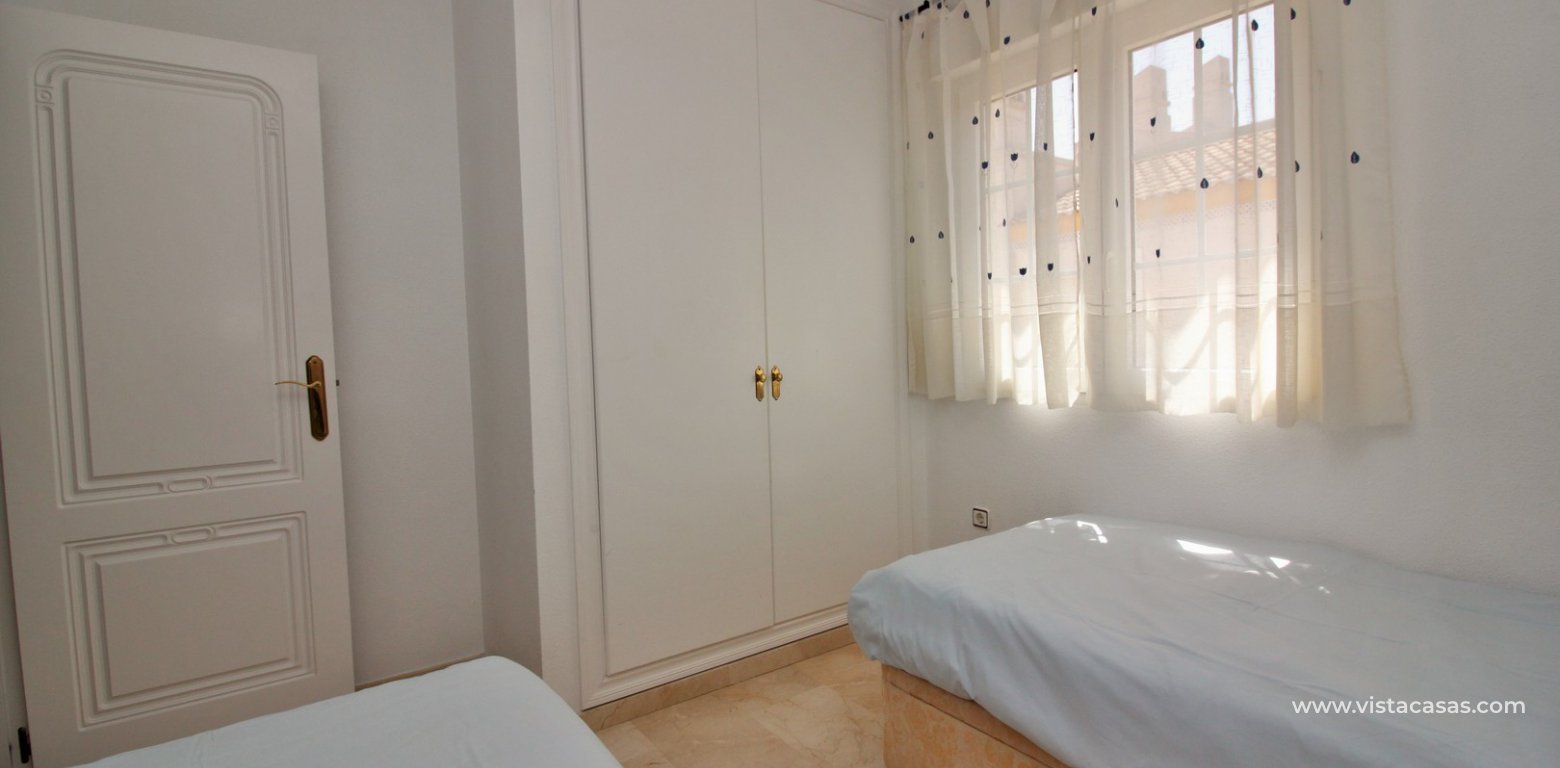 Top floor apartment for sale with garage in Las Ramblas golf Orihuela Costa twin bedroom fitted wardrobes
