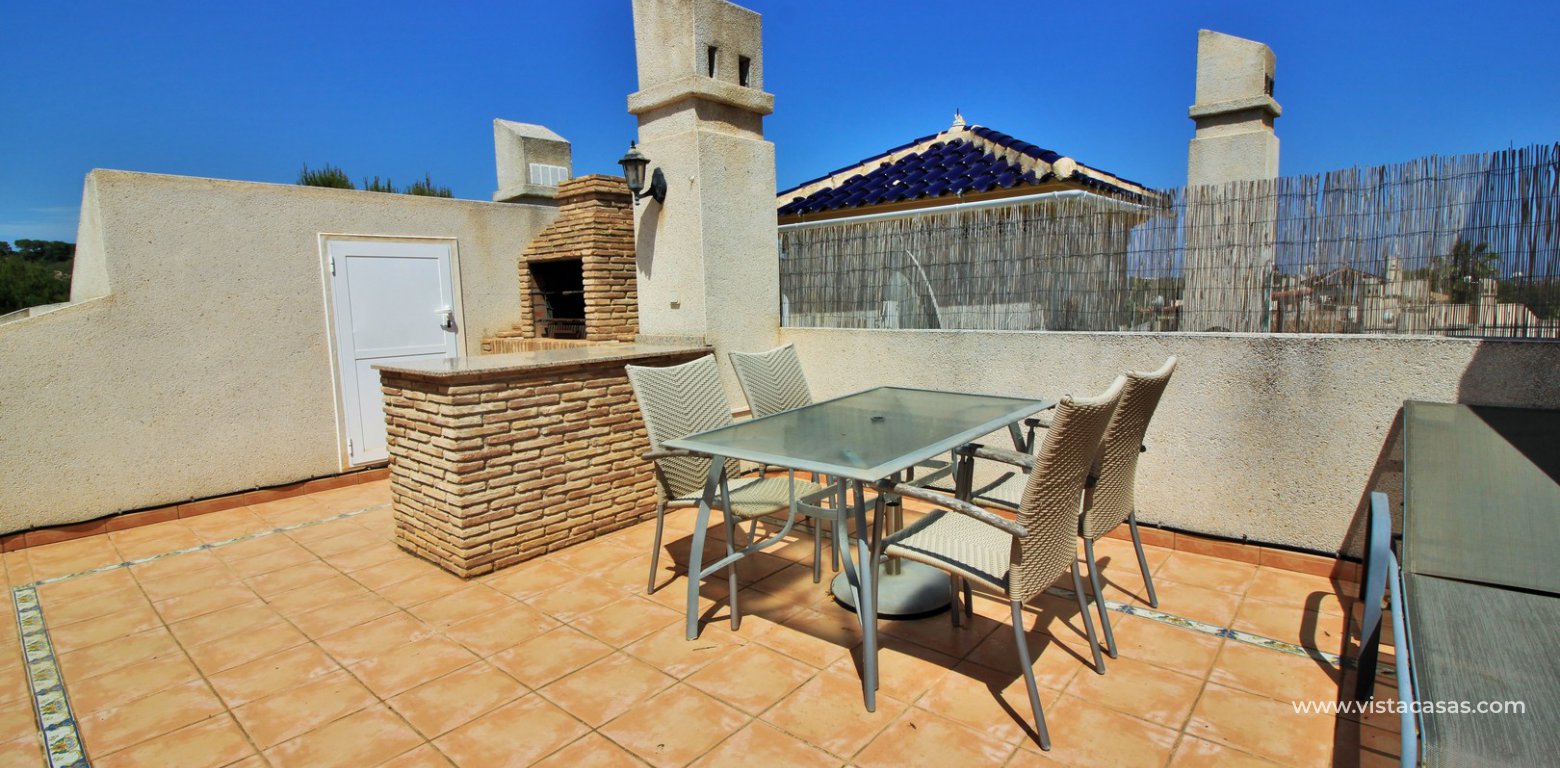 Top floor apartment for sale with garage in Las Ramblas golf Orihuela Costa roof terrace