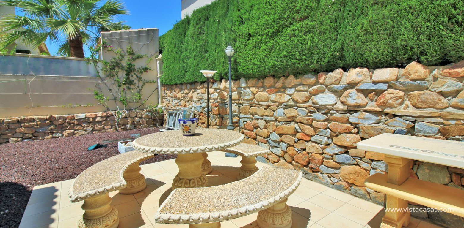 Detached villa for sale with private pool in Las Rambas golf rear garden