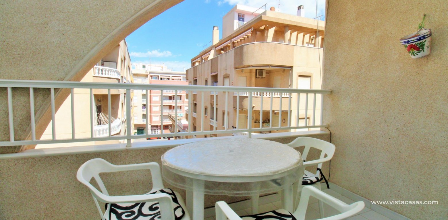 2 Bedroom Apartment For Sale in Torrevieja Near Beach balcony