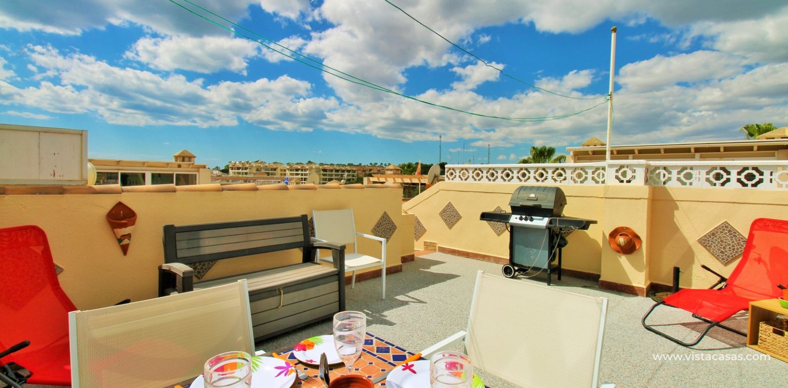 South Facing Bungalow for Sale in Villamartin roof terrace