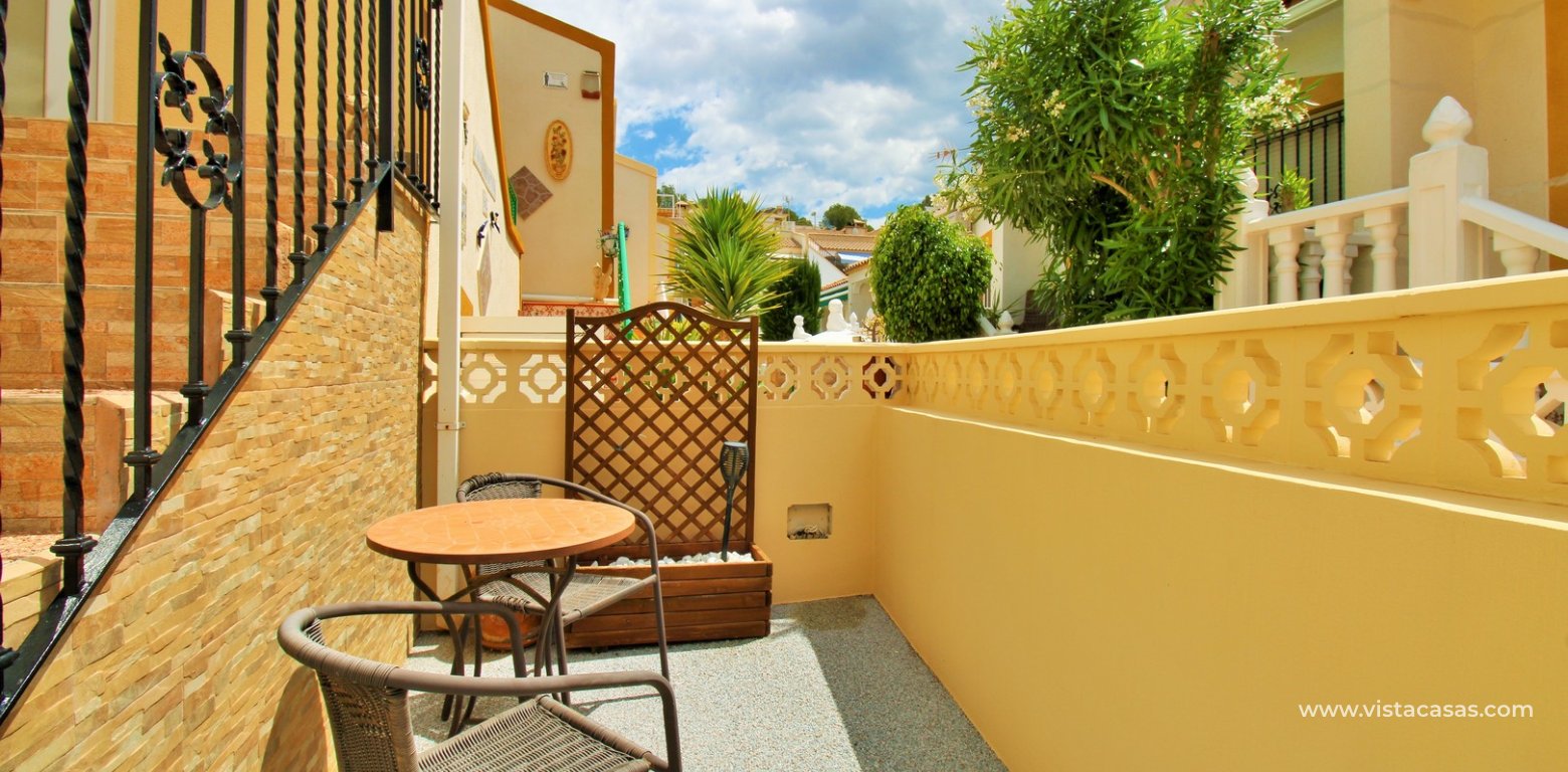 South Facing Bungalow for Sale in Villamartin front seating area