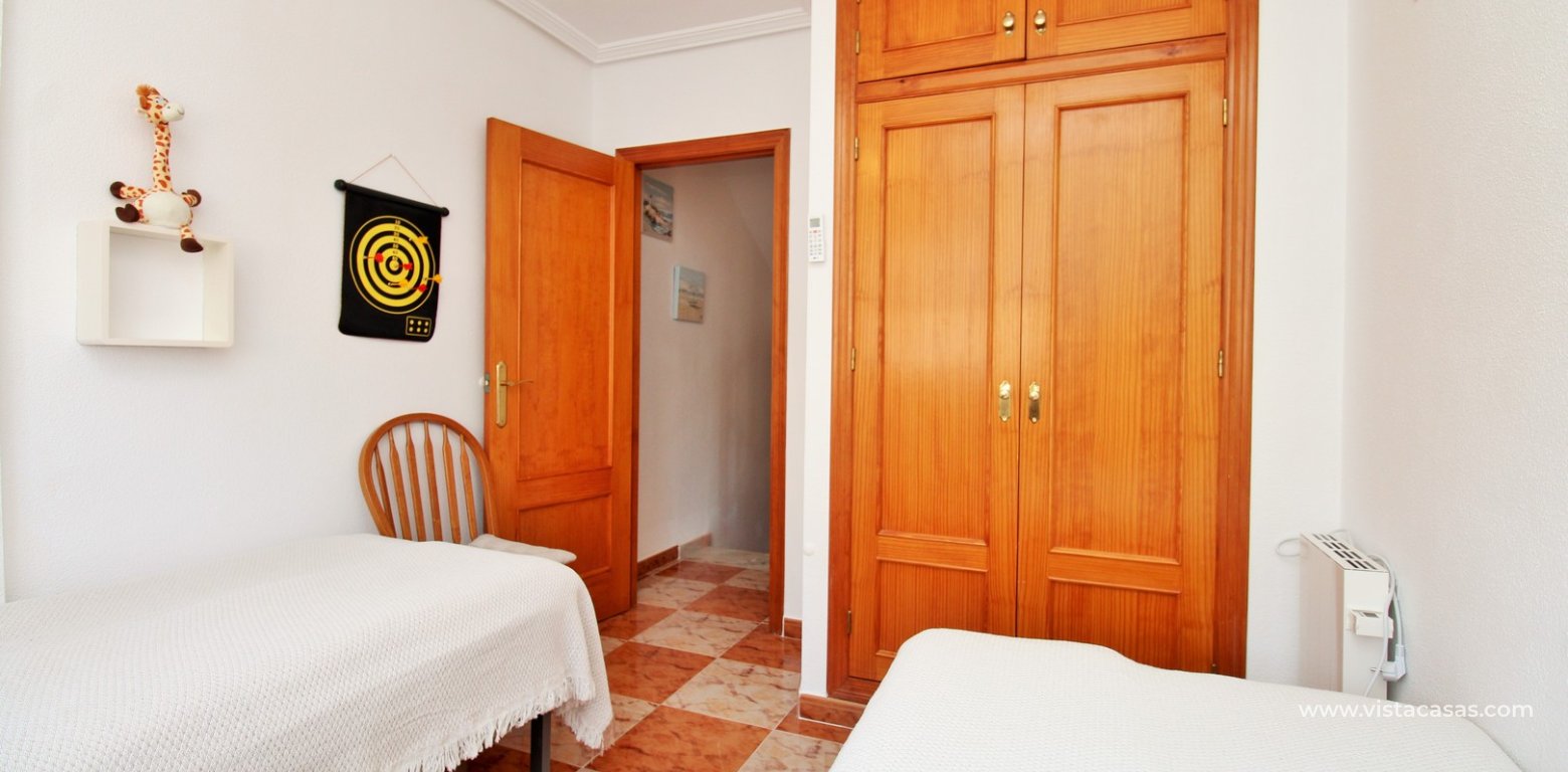 2 Bedroom Quad House For Sale in Lomas de Cabo Roig twin bedroom fitted wardrobes
