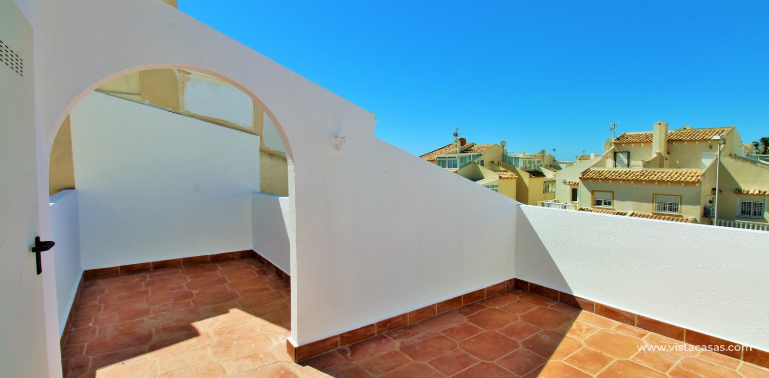 South-Facing 2 Bedroom Townhouse in Playa Flamenca Perla del Mar 2 roof terrace