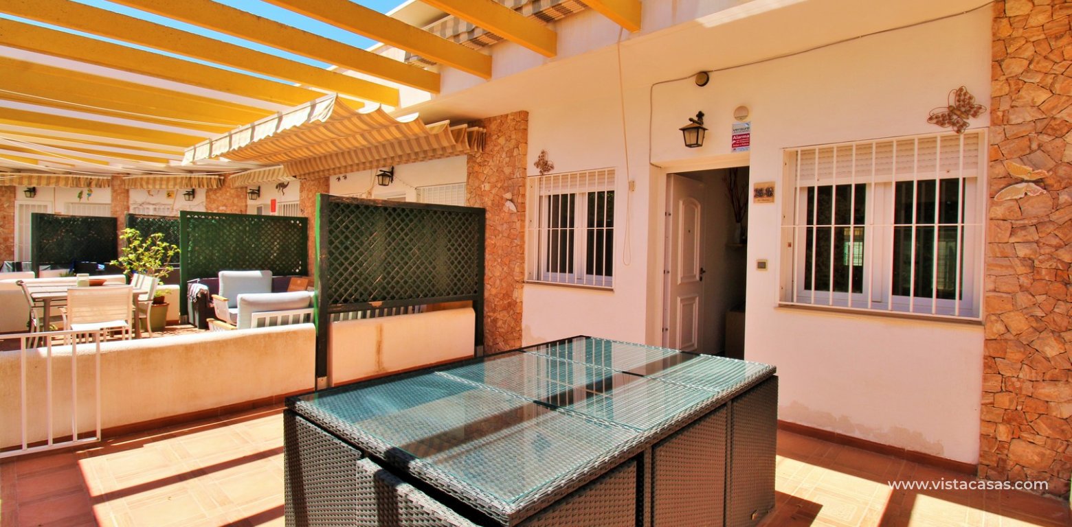 South-Facing Beachside Bungalow For Sale in Res. Leman Mil Palmeras front