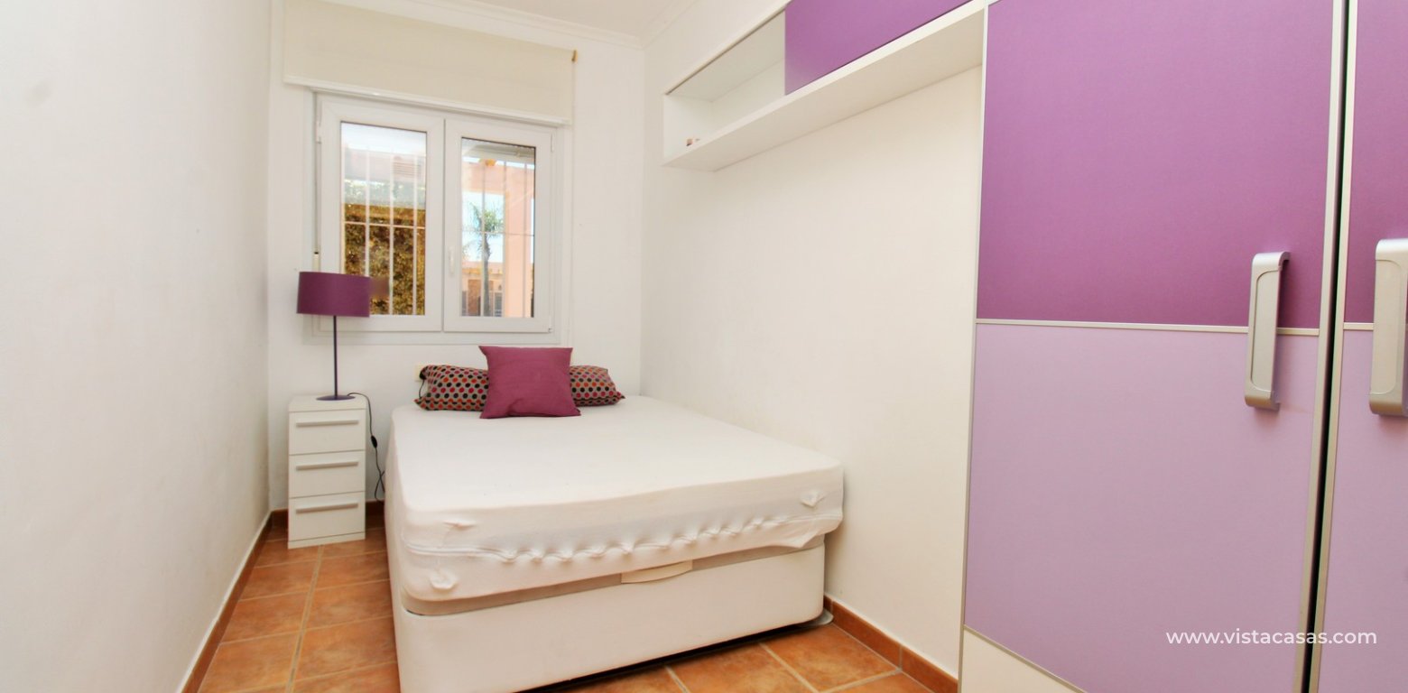 South-Facing Beachside Bungalow For Sale in Res. Leman Mil Palmeras double bedroom
