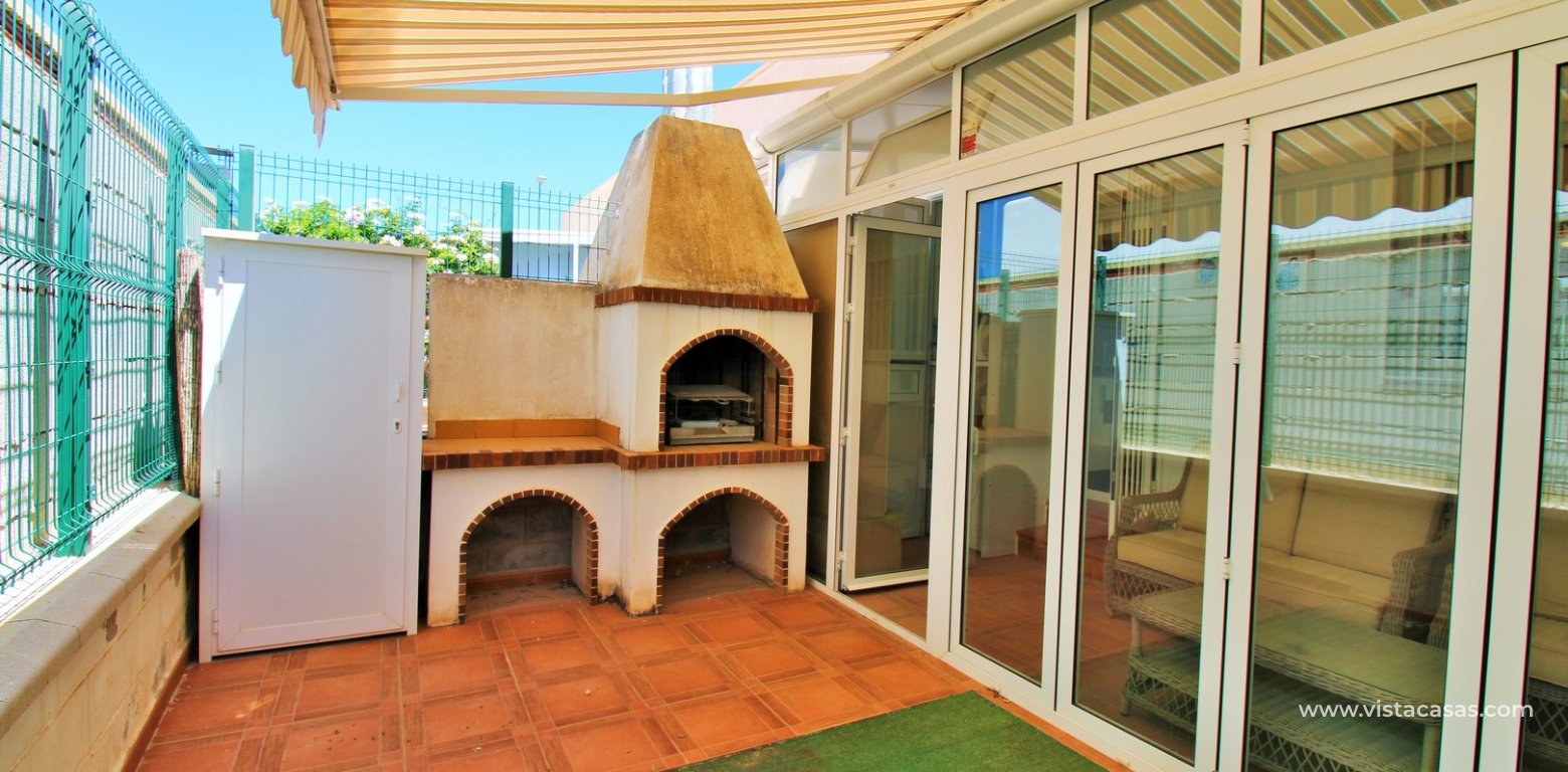 South-Facing Beachside Bungalow For Sale in Res. Leman Mil Palmeras bbq