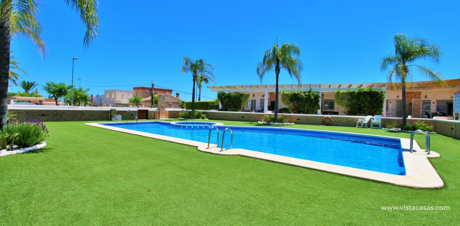 South-Facing Beachside Bungalow For Sale in Res. Leman Mil Palmeras pool 3