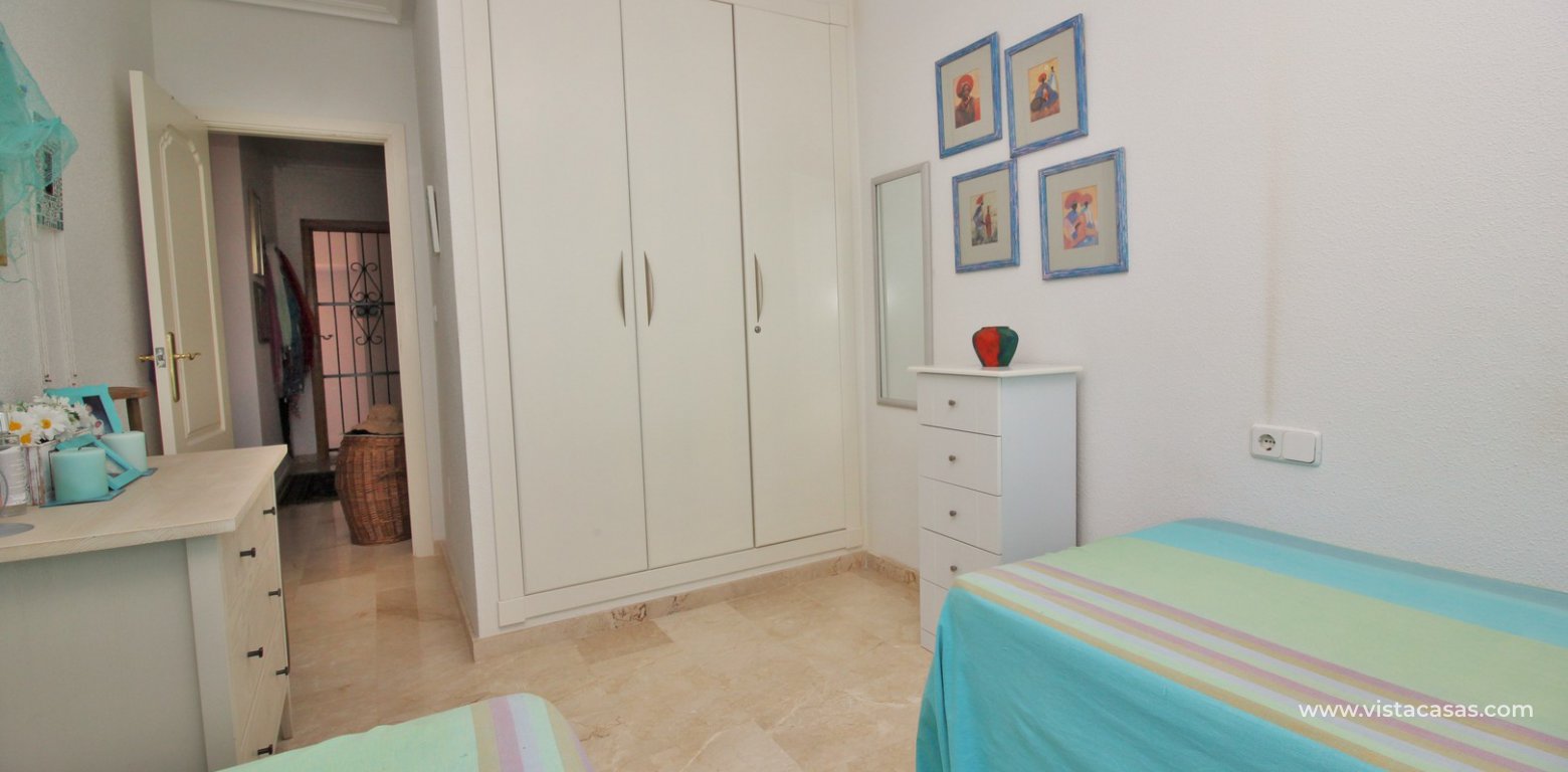 South facing apartment for sale in Los Dolses twin bedroom fitted wardrobes