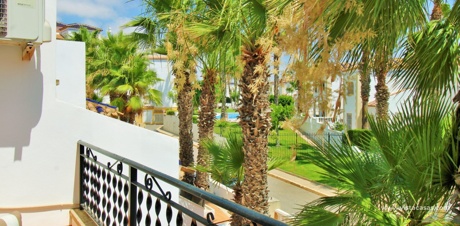 Sofia Townhouse For Sale in R1B Las Violetas Villamartin balcony pool view