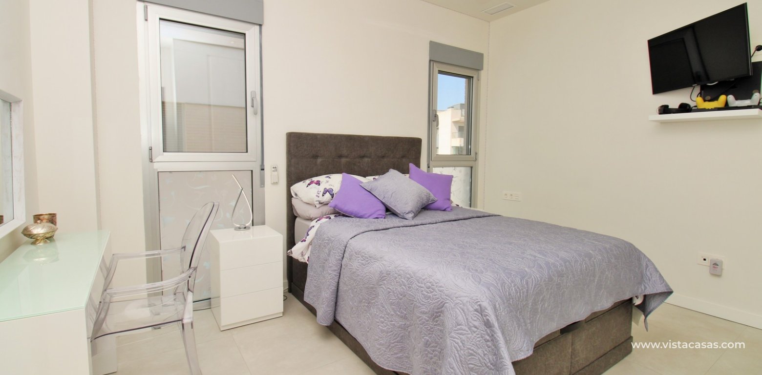 2 Bedroom Pool View Apartment For Sale In Mirador de Villamartin Los Dolses double bedroom