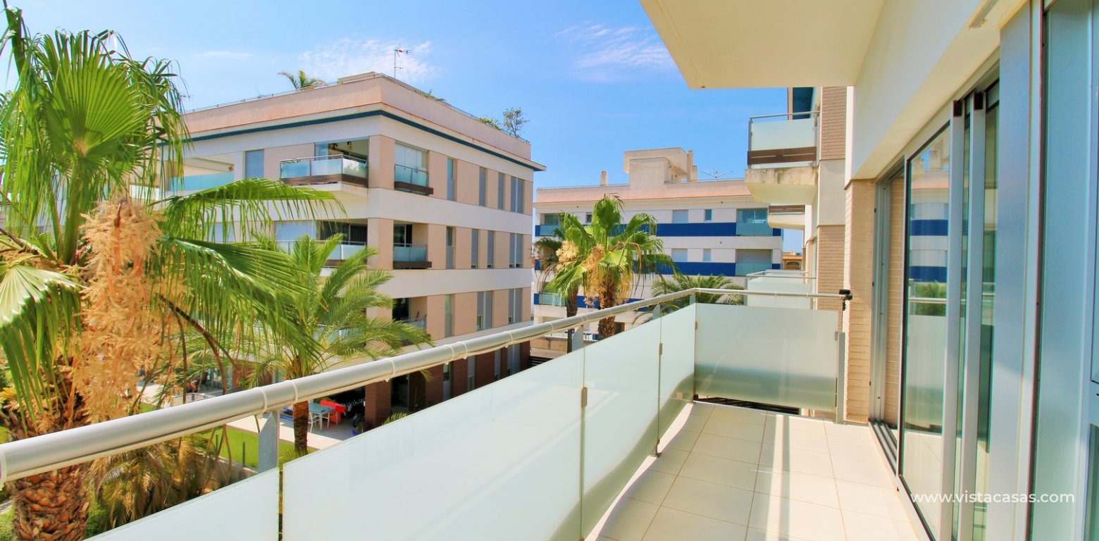 2 Bedroom Pool View Apartment For Sale In Mirador de Villamartin Los Dolses balcony 2