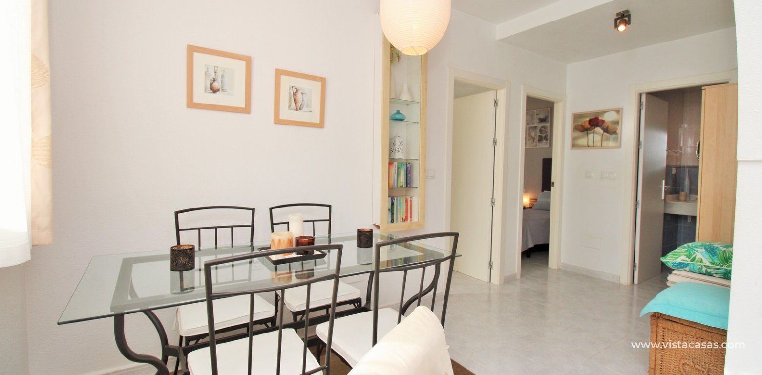 2 Bed Apartment with Solarium For Sale in Panorama Golf Villamartin dining area