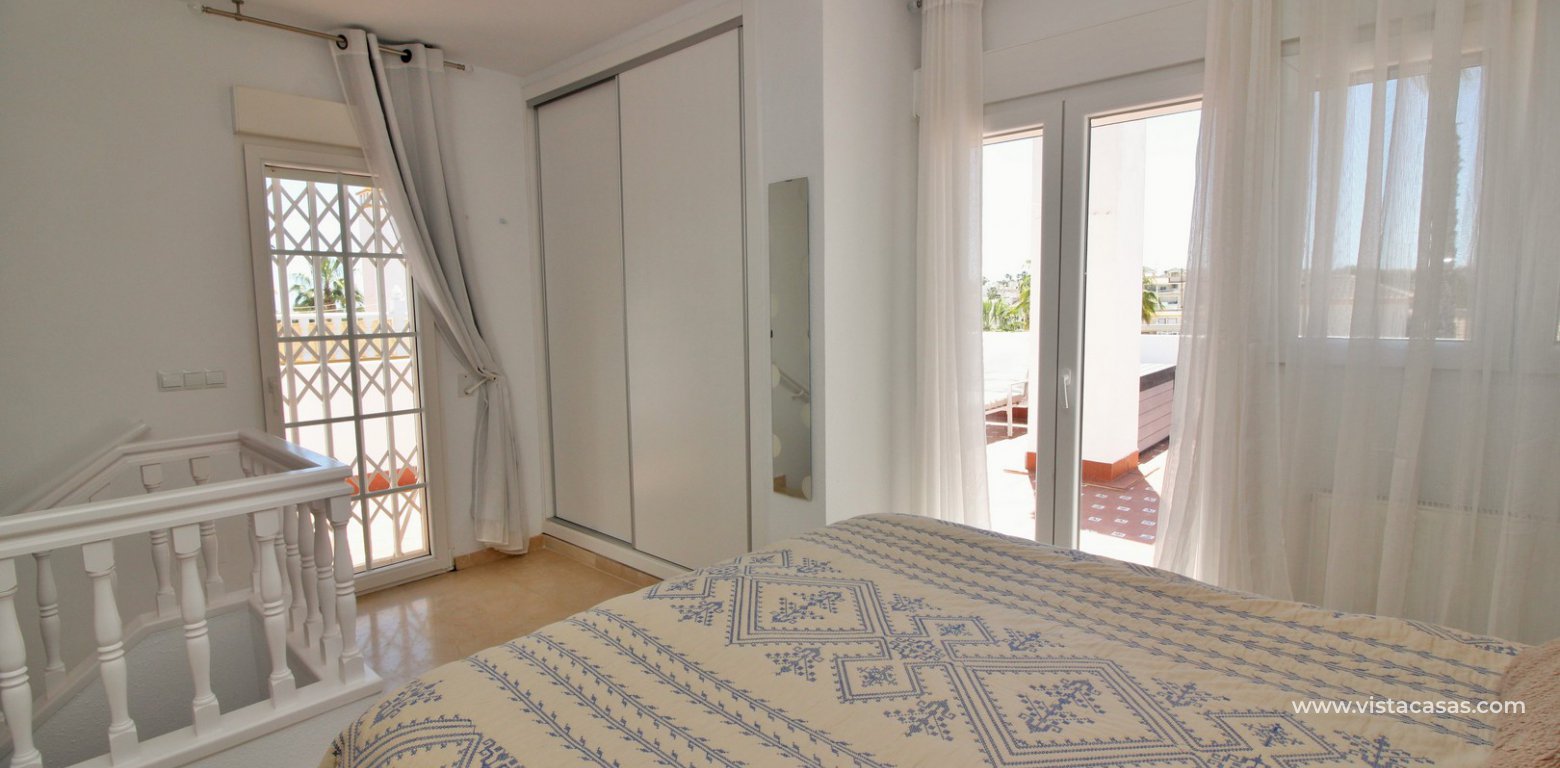 Detached villa with pool for sale in Villamartin master bedroom fitted wardrobes