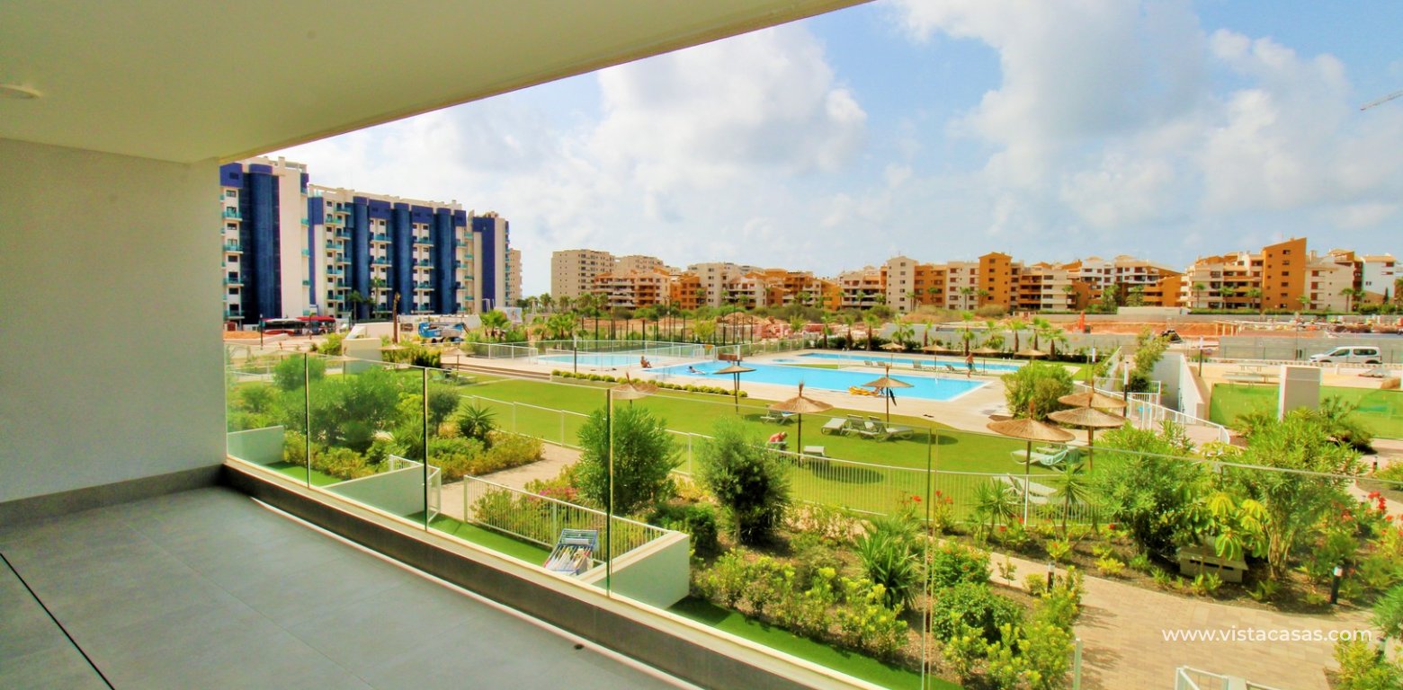 Resale 2 bedroom apartment for sale in Valonia Resort Punta Prima balcony pool view