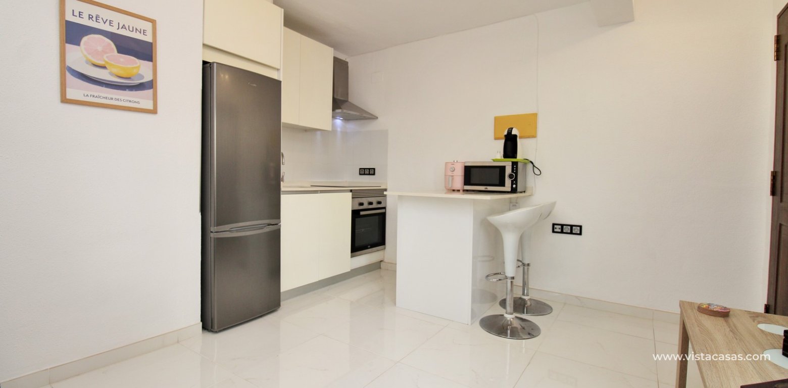 Renovated Apartment for sale in Mirador del mediterraneo Villamartin lounge kitchen