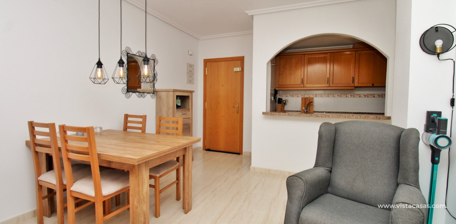 Corner 2 Bed Apartment For Sale in Res. Angelina San Miguel de Salinas dining area