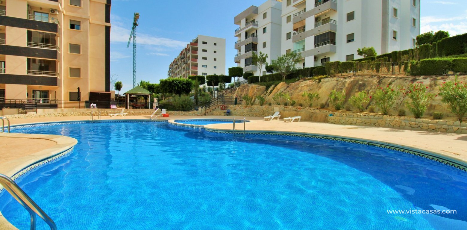 Corner 2 Bed Apartment For Sale in Res. Angelina San Miguel de Salinas pool