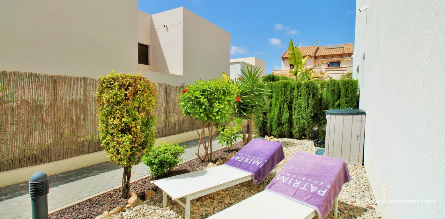 Modern 3 Bed Townhouse in Ilios Pau 8 Villamartin rear garden