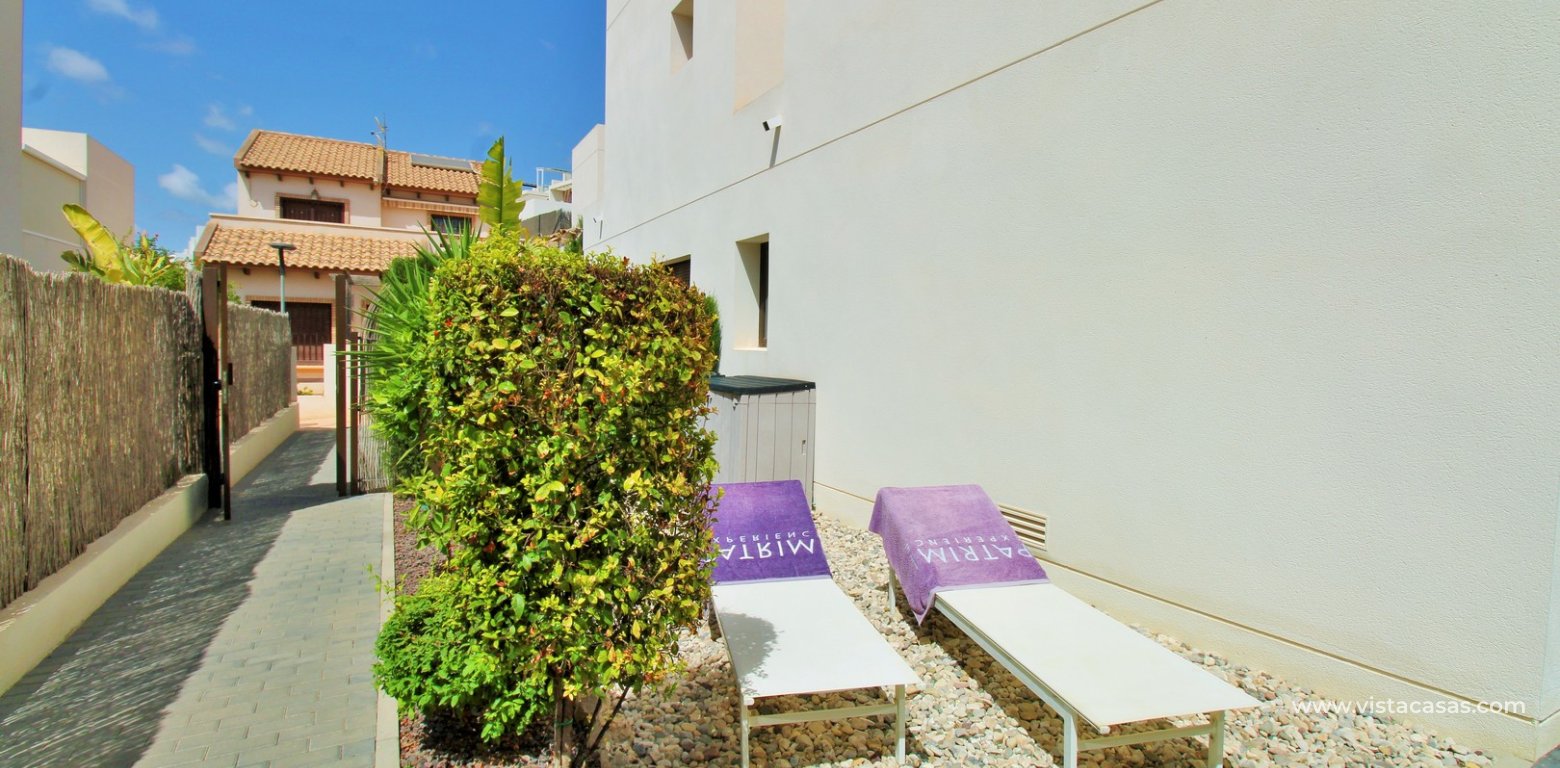 Modern 3 Bed Townhouse in Ilios Pau 8 Villamartin rear garden 2