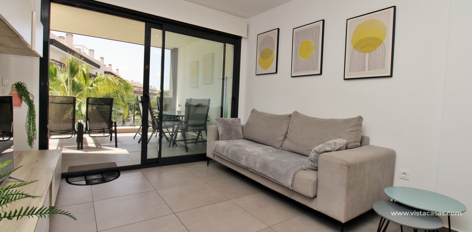 2 Bed Pool View Apartment in Valentino Golf 2 Villamartin living area