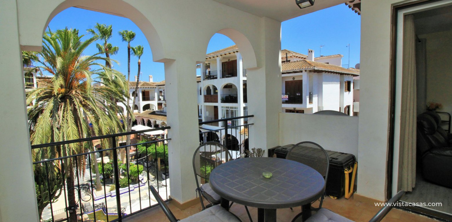 Apartment for sale with tourist licence in the Villamartin Plaza balcony