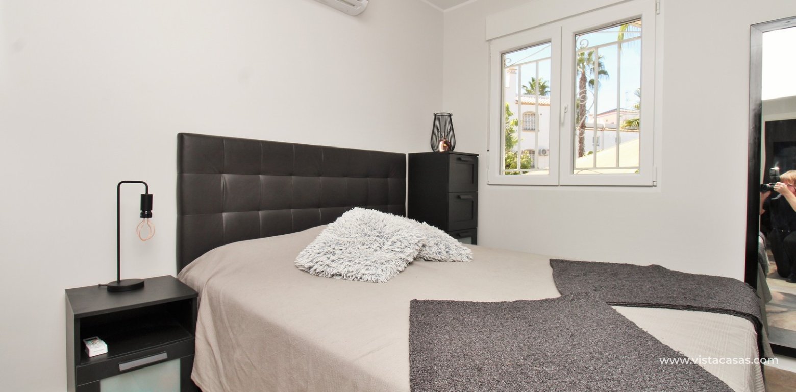 Fully renovated detached villa for sale in Las Violetas Villamartin double bedroom