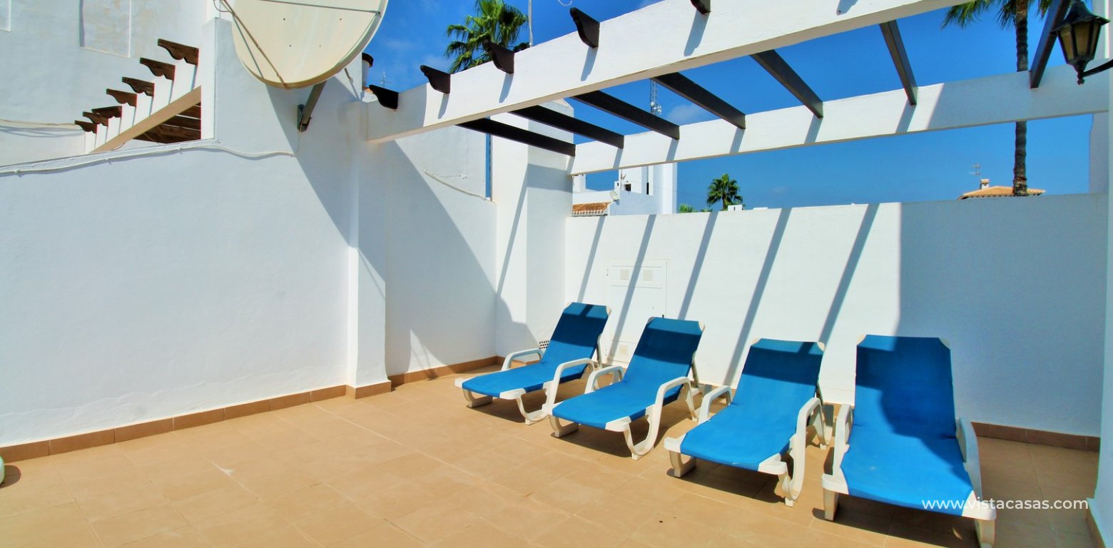 South-Facing Lola Bungalow For Sale in Verdemar III Villamartin roof terrace
