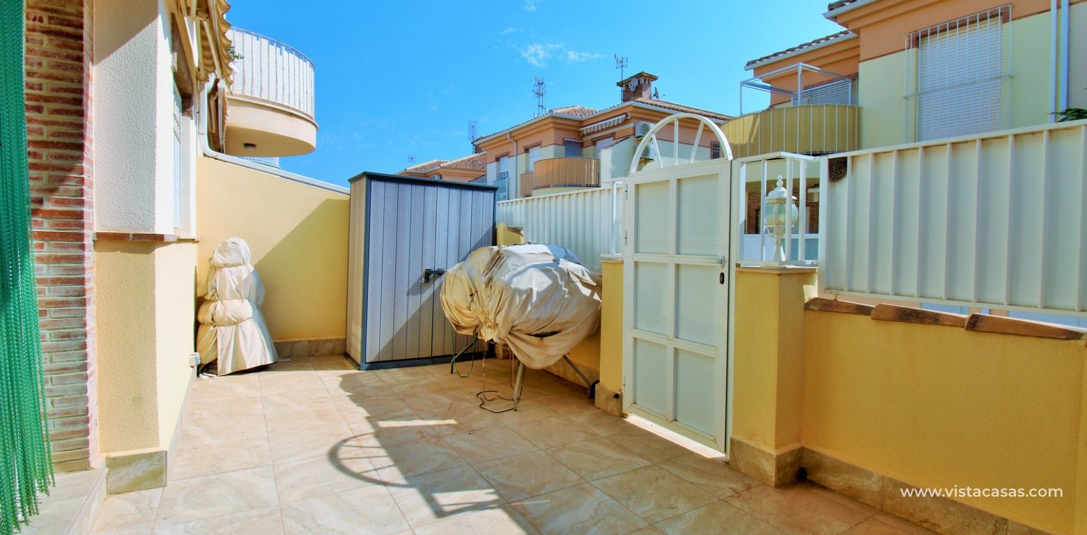 South-East facing 3 bedroom quad in Residencial Avalon Playa Flamenca terrace