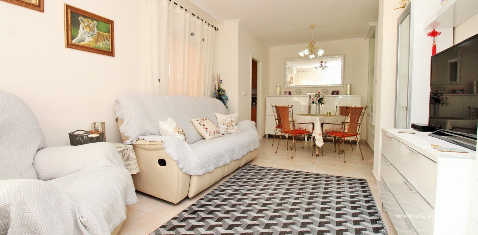 South-East facing 3 bedroom quad in Residencial Avalon Playa Flamenca lounge